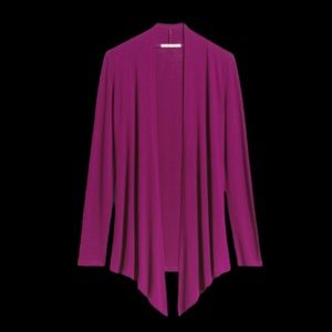 New Burgundy Waterfall Cardigan